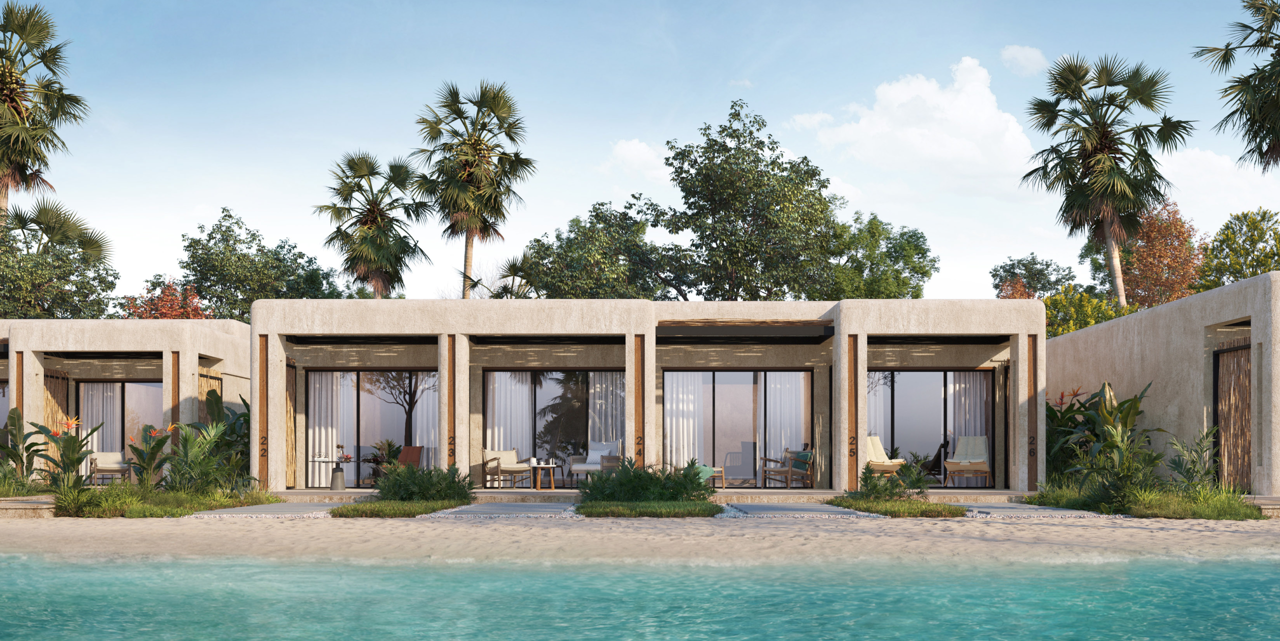 Gaia Cabanas in Ras El Hekma by Melee Development - Chalet with swimming pool