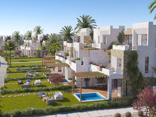 Cali Coast Ras El Hekma in Ras El Hekma by MAVEN DEVELOPMENTS -chalets with swimming pool